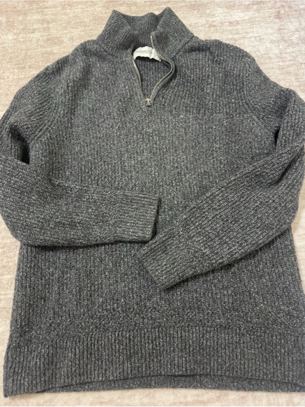 Abercrombie & fitch quarter zip sweatshirt size small